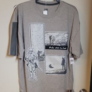 Mandalorian Tan Graphic Men's T-Shirt